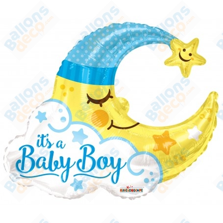 Ballon Lune Naissance C'est un Garçon