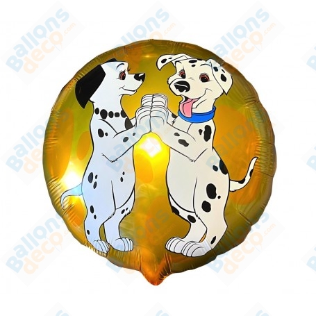 Ballon 101 Dalmatiens Jaune Disney, Décorations ballons pour anniversaire.