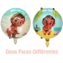 Ballon Vaiana Baby Deux Faces Différentes Princesse Disney