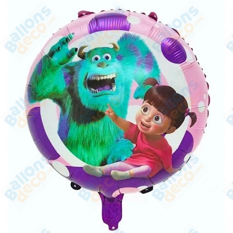 Ballon Monstre et Cie Boo, Sully et Bob Disney Pixar, Décorations ballons pour anniversaire.