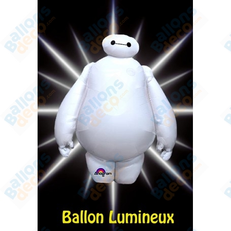 Ballon Big Héro 6 Lumineux Les Nouveaux Héros Disney Baymax, Décorations ballons pour anniversaire.
