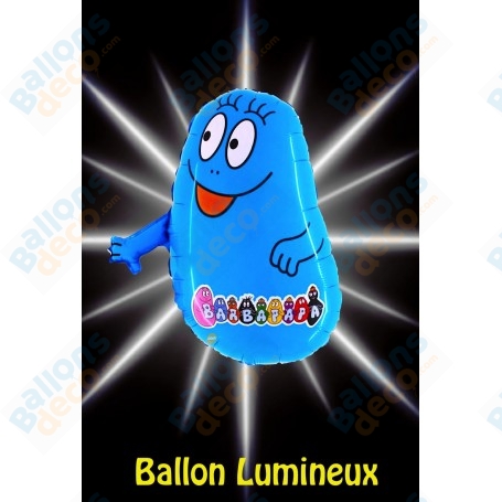 Ballon Barbapapa Lumineux Bleu