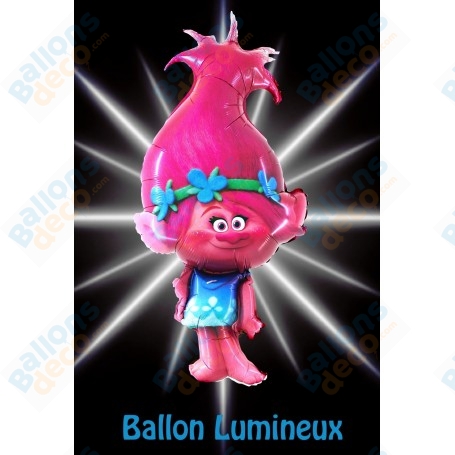 Ballon Poppy des Trolls Lumineux
