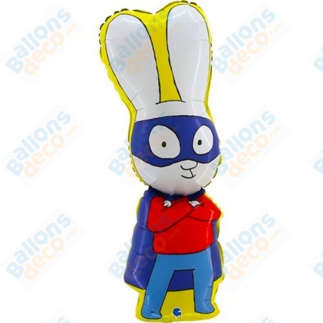 Ballon Simon Superlapin, Décorations ballons pour anniversaire.