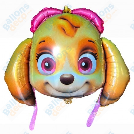 Ballon Pat Patrouille Tête Stella, décorations ballons Anniversaire, Paw patrol.
