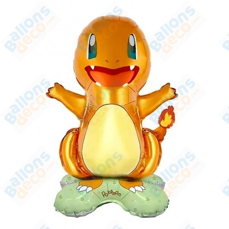 Ballon Salamèche Pokémon Stand-Up Anniversaire