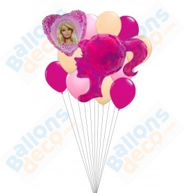 ballon aluminium barbie sparkle 43 cm , décoration anniversaire