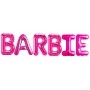 Ballons Barbie Rose Lettres Anniversaire