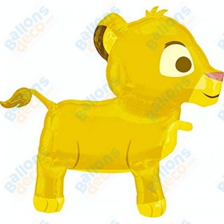 Ballon Simba Marcheur Le Roi Lion Disney, Décorations ballons pour anniversaire.