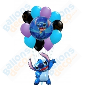 Ballon Stitch, Deco Anniversaire Stitch Ballons, 10PCS Ballon Helium Lilo  et Stitch, Ballon Aluminium Stitch, Lilo und Stitch Ballon Décoration