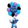 Ballons Stitch en Grappe 12 Ballons Disney