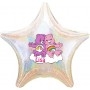 Ballon Bisounours Lilas et Rose Personnalisable Anniversaire 1 Face