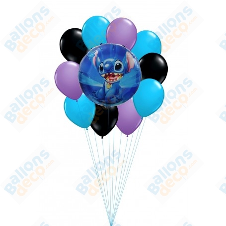 Ballons Stitch en Grappe 11 Ballons Disney, Décorations ballons pour anniversaire.