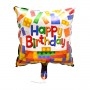 Ballon Lego Happy Birthday Carré Anniversaire