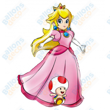 Ballon Princesse Peach Super Mario Bros Gamin Nintendo