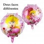 Ballon Princesse Peach 2 Faces Super Mario Bros
