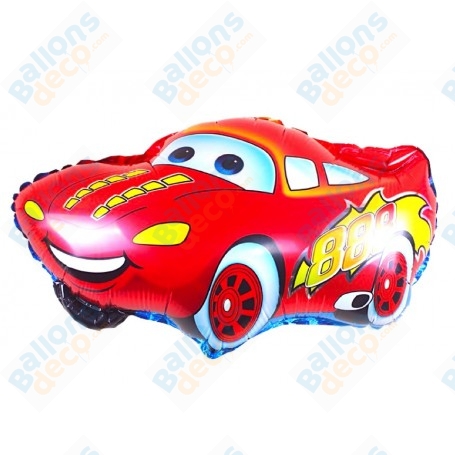 Ballon Cars Voiture Rouge Mini Disney, Décorations ballons pour anniversaire.