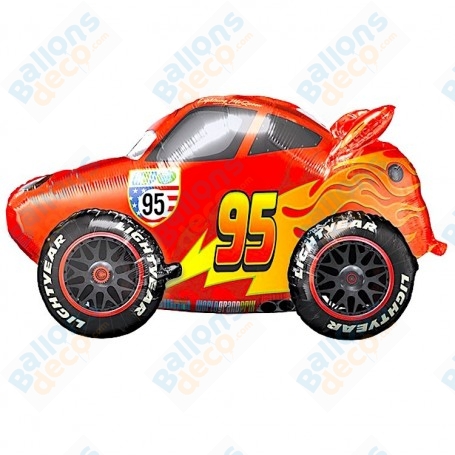 Ballon Cars Géant Marcheur Disney, Décorations ballons pour anniversaire.