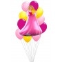 Ballons Princesse Aurore en Grappe Anniversaire Disney La belle au bois dormant