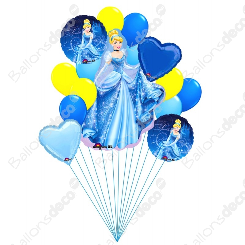 Ballon princesse Disney Cendrillon pour enfants, décoration de