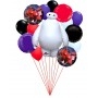 Ballons Big Hero 6 en Grappe Disney Pixar, Décorations ballons pour anniversaire.