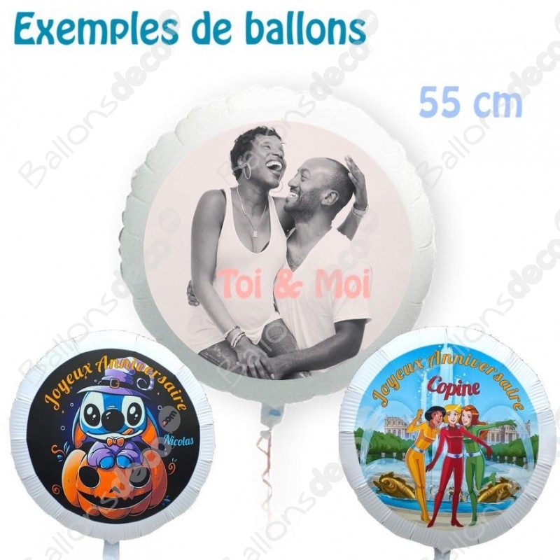 Ballon Personnalisable Avec Une Photo - Anniversaire 