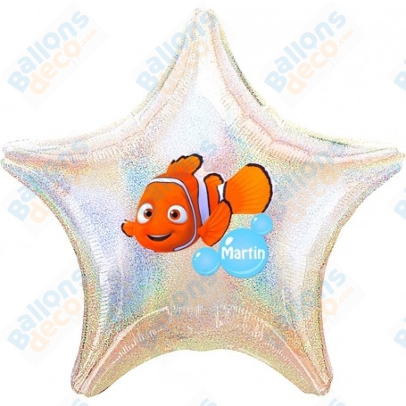 Ballon Nemo Personnalisable Disney Pixar 1 face, Décorations ballons pour anniversaire.