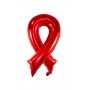 Ballon Ruban Rouge Lutte Contre le VIH Sidaction