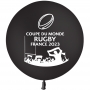 Ballon Coupe du Monde De Rugby Noir de 60 cm