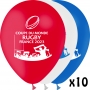 Ballons Coupe du Monde De Rugby x10 Ballons Cup World Rugby 2023