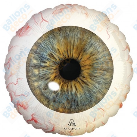 Ballon Oeil Vert 70 cm Halloween