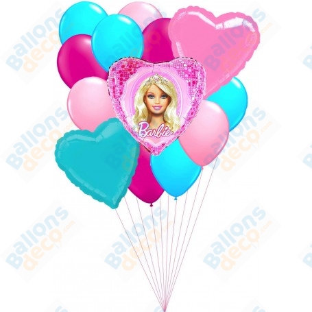 Ballons Barbie Vintage en Grappe