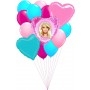 Ballons Barbie Vintage en Grappe