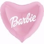 Ballon Coeur Barbie Rose Pale Années 2000 de 86 cm 1 face