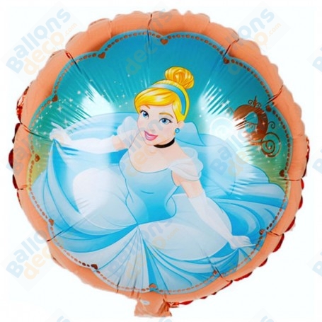 Ballon Princesse Cendrillon Rose Gold Disney, Décorations ballons pour anniversaire.