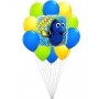 Ballons Dory Happy Birthday En Grappe Disney, Décorations ballons pour anniversaire.