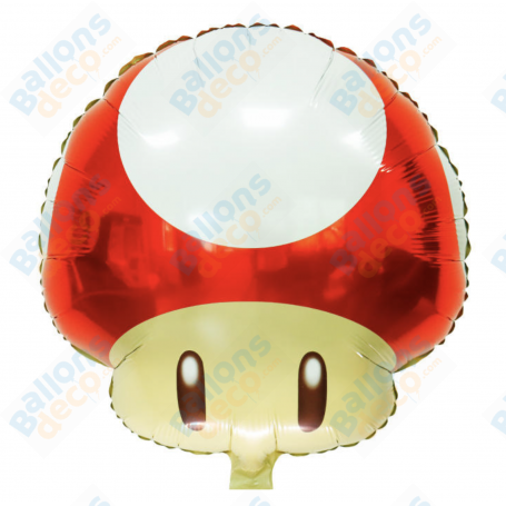 Ballon Champignon Rouge Super Mario Bros Nintendo