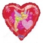 Ballon Coeur La Fée Clochette Love Disney, Décorations ballons pour anniversaire.