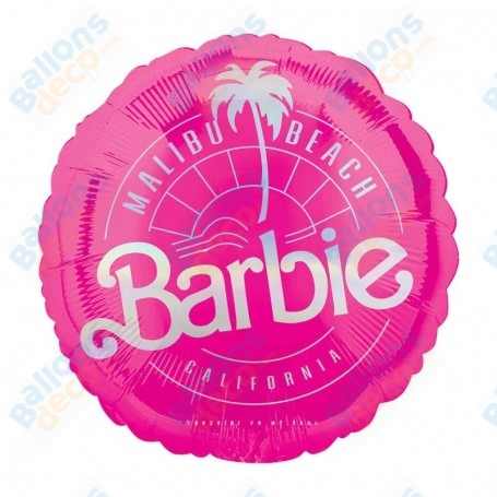 Ballon Barbie Malibu Beach Rose