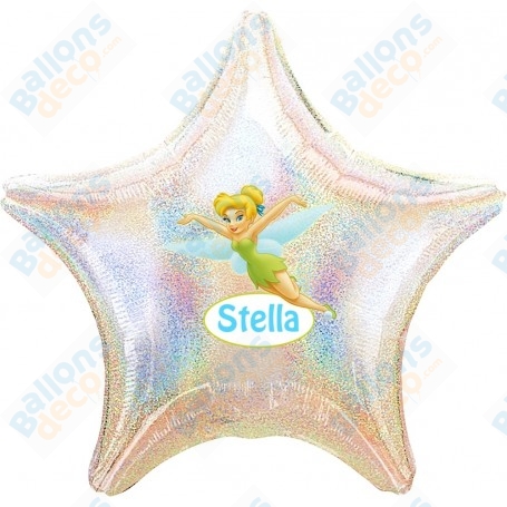 Ballon La Fée Clochette Disney Personnalisable 1 face, Décorations ballons pour anniversaire.