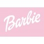 Logo Barbie Vinyle Adhésif Blanc Années 2000
