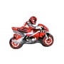 Ballon Moto de Course Rouge, Décorations ballons pour anniversaire.