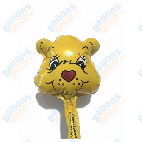 Ballon Bisounours Jaune Mini Formes