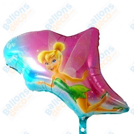 Ballon La Fée Clochette Arc-en-ciel Disney, Décorations ballons pour anniversaire.