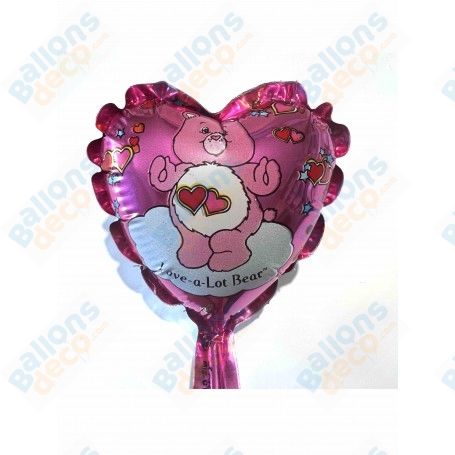 Ballon Bisounours coeur rose Mini Formes