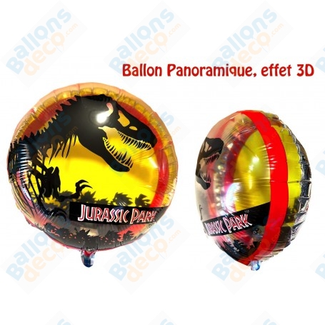 Ballon Jurassic Park Panoramique Vintage