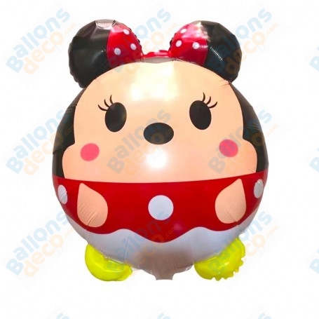 Ballon Minnie Tsum Tsum Anniversaire Disney, Décorations ballons pour anniversaire.