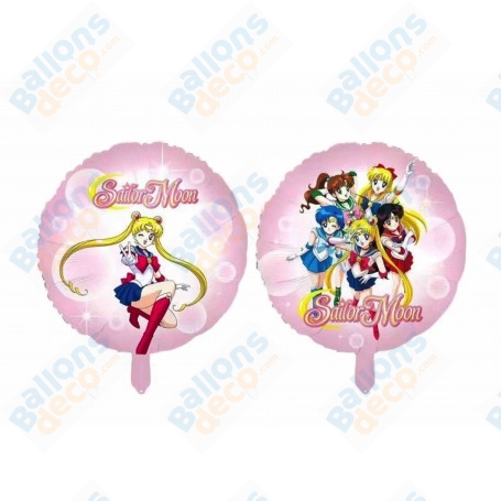 Ballon Sailor Moon Rond 2 Faces Manga Japonais