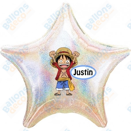 Ballon One Piece Personnalisable Anniversaire 1 face