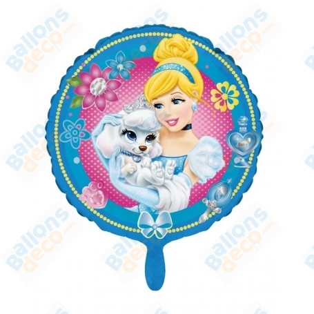 Ballon Cendrillon et son Chien Disney Princesse, Décorations ballons pour anniversaire.